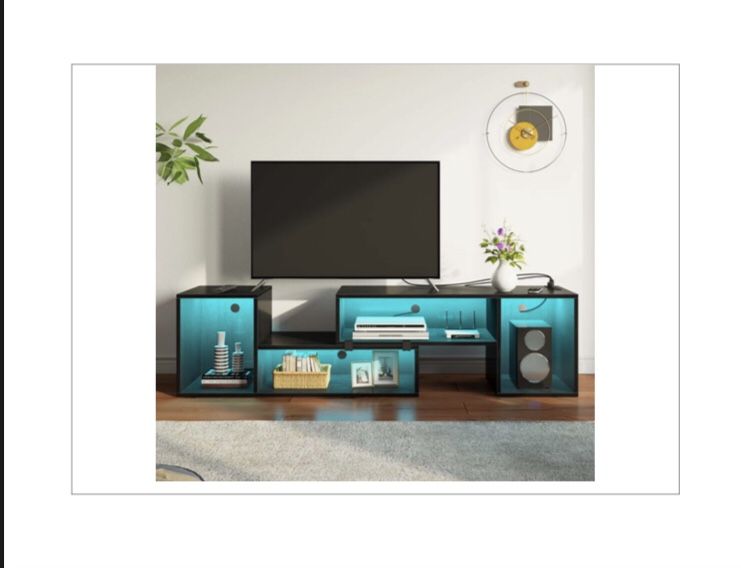 Adjustable (for up to 70" TVs) RGB LED Stand for TVs