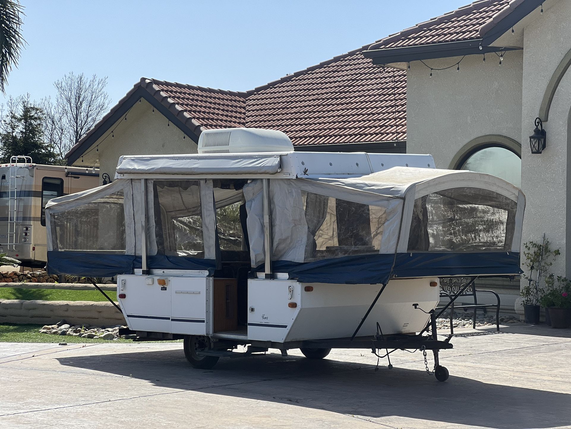 2003 Coleman Yuma Tent Trailer AC Epoxy Agg Floor