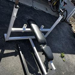 Workout Bench And Dumbbell Rack