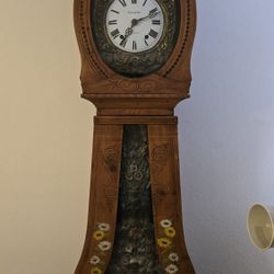 Antique Grandfather STANDING CLOCK 