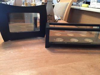 Tea Lights Black Candle Holders