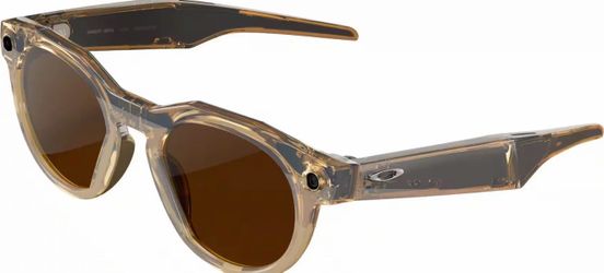 OAKLEY META - HSTN GLASSES - WITH META AI, AUDIO, PHOTO, VIDEO COMPATIBILITY - CLEAR TO BROWN TRANSITION LENSES - LIGHT CURRY