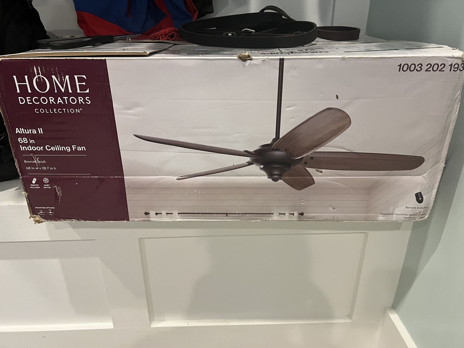 New In Box Ceiling Fan
