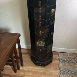 Unique Vintage Asian Jewelry Dresser 