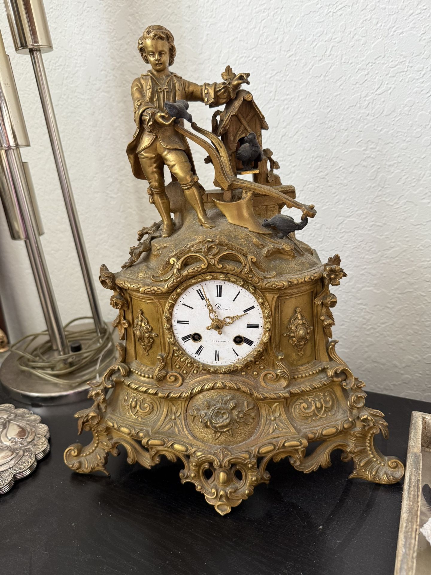 1816 Antique Brass French Clock