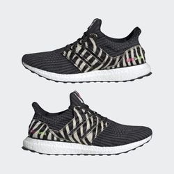 Adidas Ultraboost DNA Zebra Shoes Black FZ2730 Size 10 10.5 11