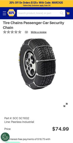 Tire snow chains