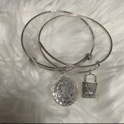 Lv Silver Charm Set