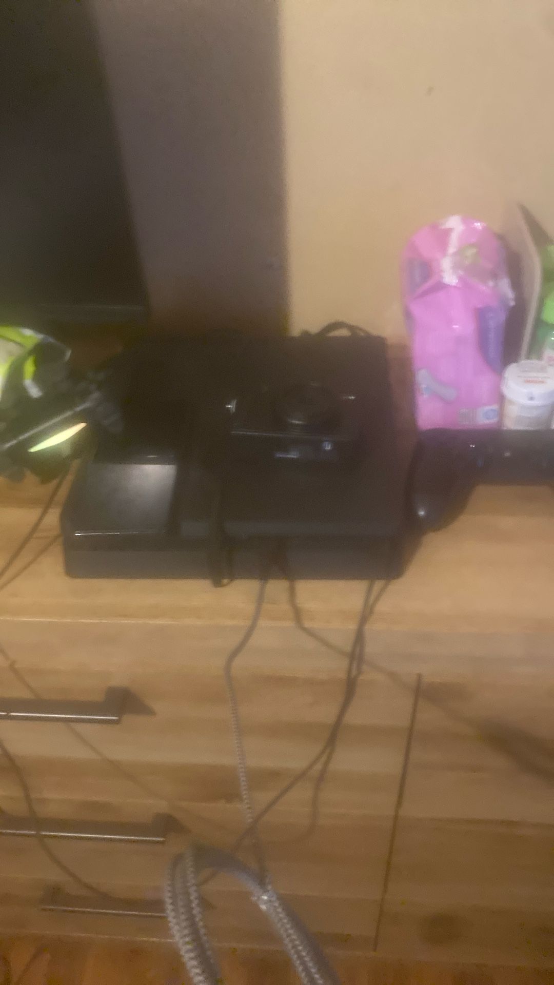 PS4 with two controllers & Sony Camera