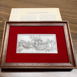 1976 Independence Hall Bicentennial “Signing of the Declaration” Fine Pewter Ingot