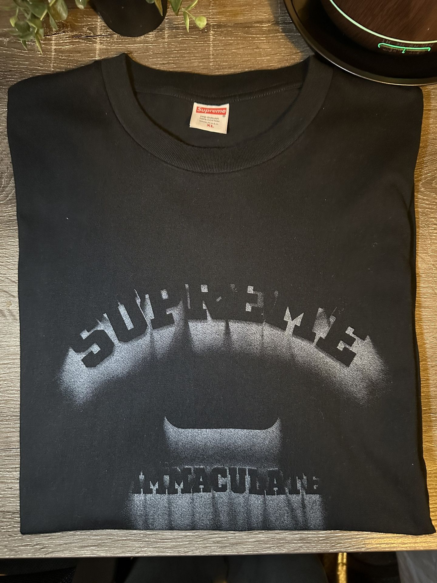 Supreme Shadow Tee | SZ: XL | CLR: BLK