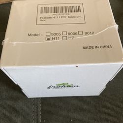 New - 2 Pack H11/H8/H9 LED Headlight Bulbs, 6000K Cool White 12000LM - 3 Available