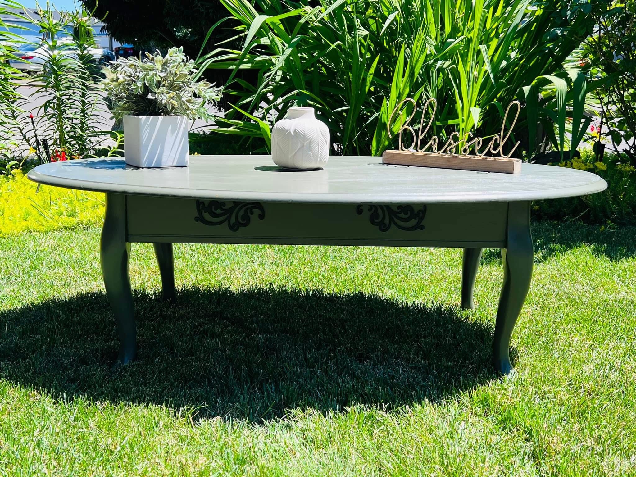 Green Coffee Table