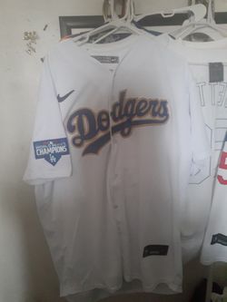 Dodger Gold Program Jersey Mookie Betts