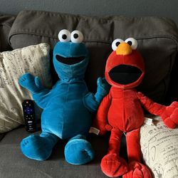 Sesame Street Vintage Plushies / Elmo & Cookie Monster