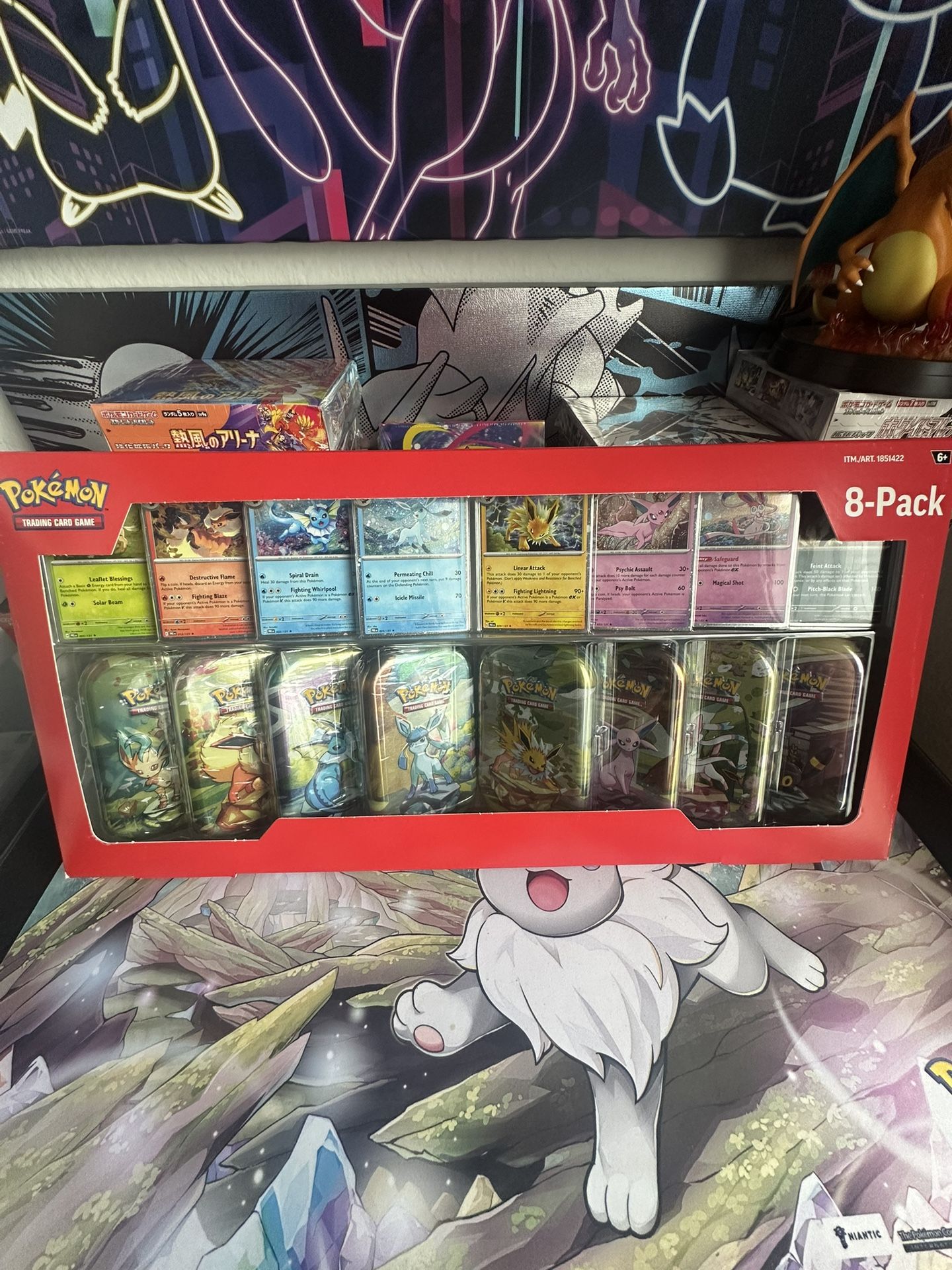 Pokemon Prismatic Evolution Tin Set