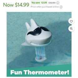 Pool Thermometer Shark