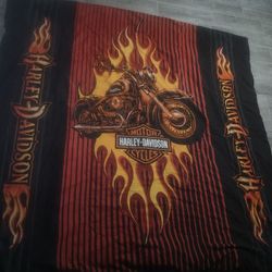 Vintage Harley Davidson Comforter 