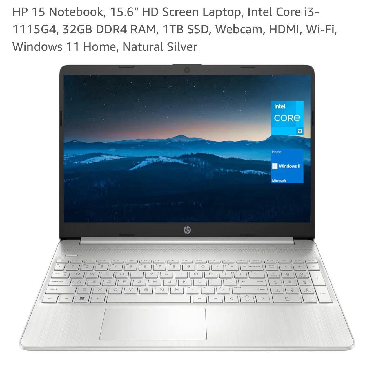 HP 15 Notebook Laptop