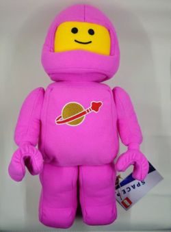 * New LEGO Pink Astronaut Minifigure Plush *