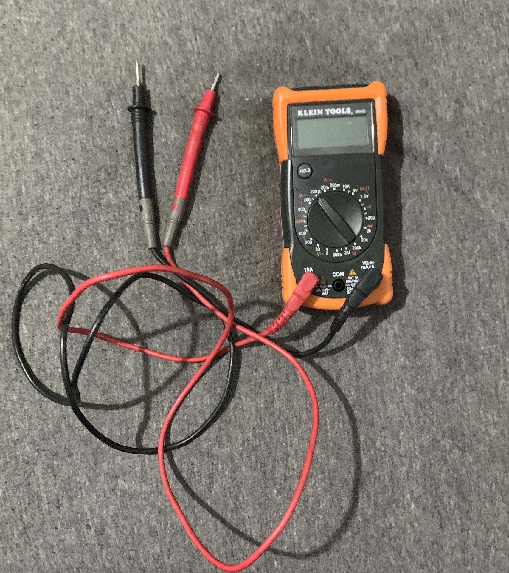 Klein rolls mm100 digital multimeter hand held