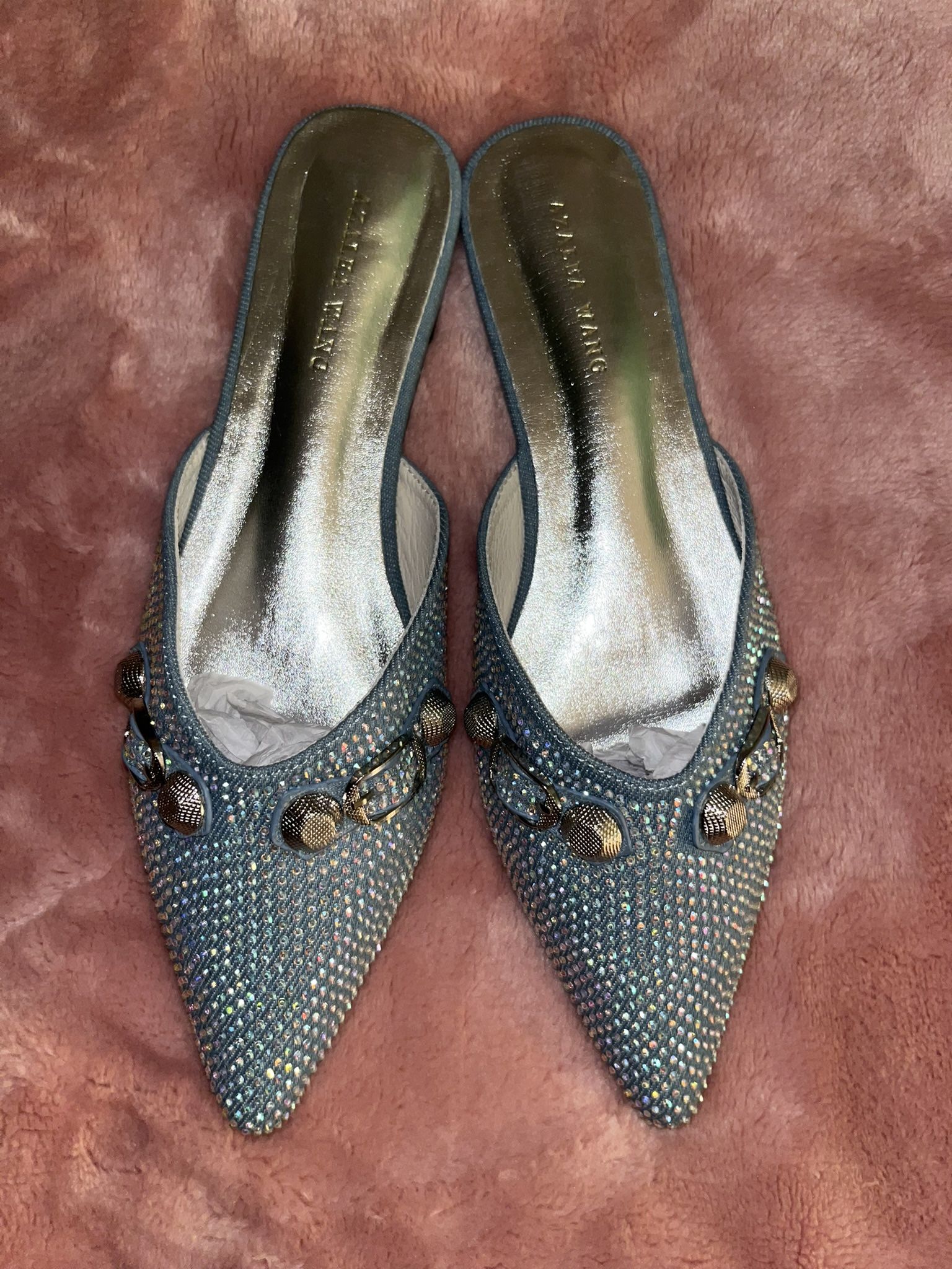 Azalea Wang Flat Mules