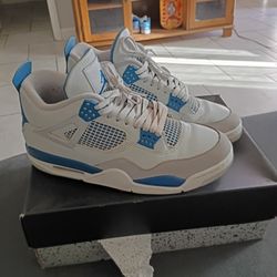 Military Blue Jordan 4s 