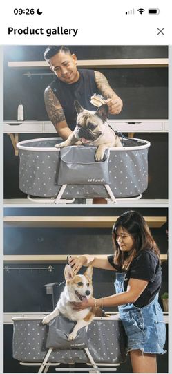 Very New Elevated Foldable Pets Bath Tub, Dogs, Cats, Showering