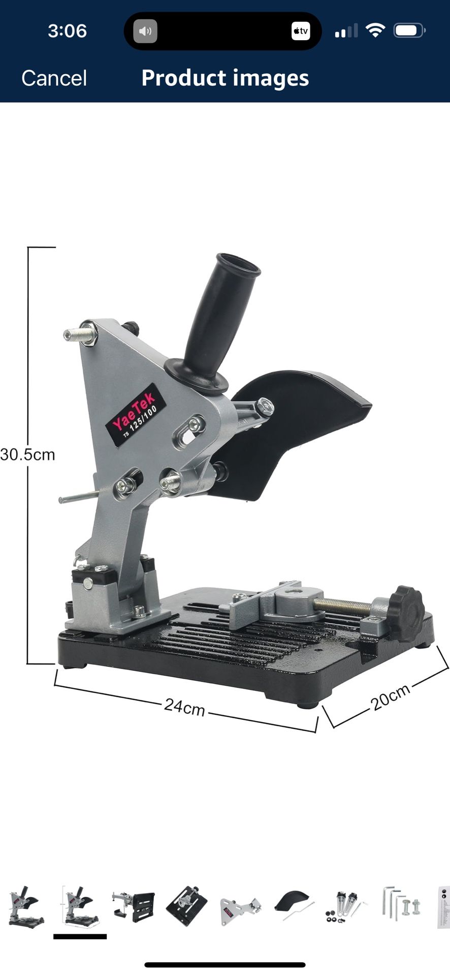 Angle Grinder Stand Grinder Holder Cutter Support Cast Iron