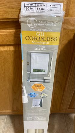 Cordless 1” mini blind