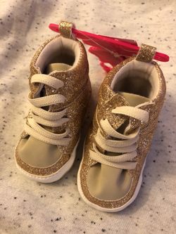 Okie Dokie Baby Girl Shoes Hi-Tops
