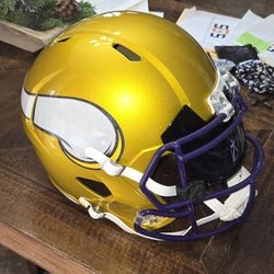 Minnesota Vikings Full Size Replica  Flash Alternative  Speed Helmet [Read DESCRIPTION]