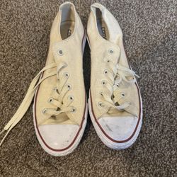 Move Out Sale: Eggshell Converse 
