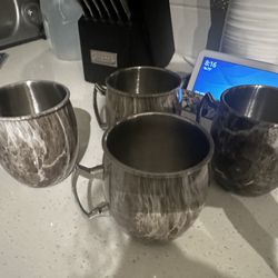 Set Of 4 Muscow Mules 