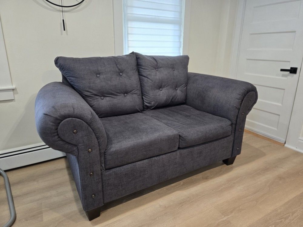 3-Piece Sofa Set - Dark Gray, Great Condition