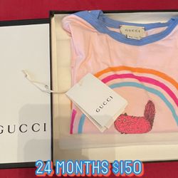 Brand New Gucci Shirt Size 24 Month