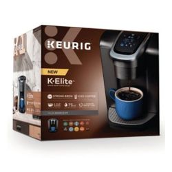 KEURIG K-Elite Single-Serve K-Cup Pod Coffee Maker (Brushed Slate) 