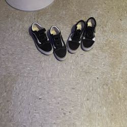 2 Pairs Of Vans