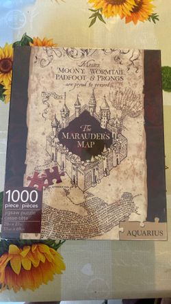 Harry Potter The Marauders map puzzle set