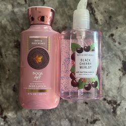 Bath And Body Works Lotion And Hand Sanitizer 