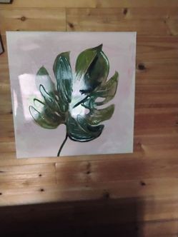 Palm leaf picture