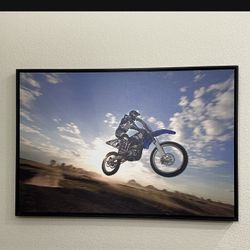 Dirt Bike Motocross Canvas Art Print 