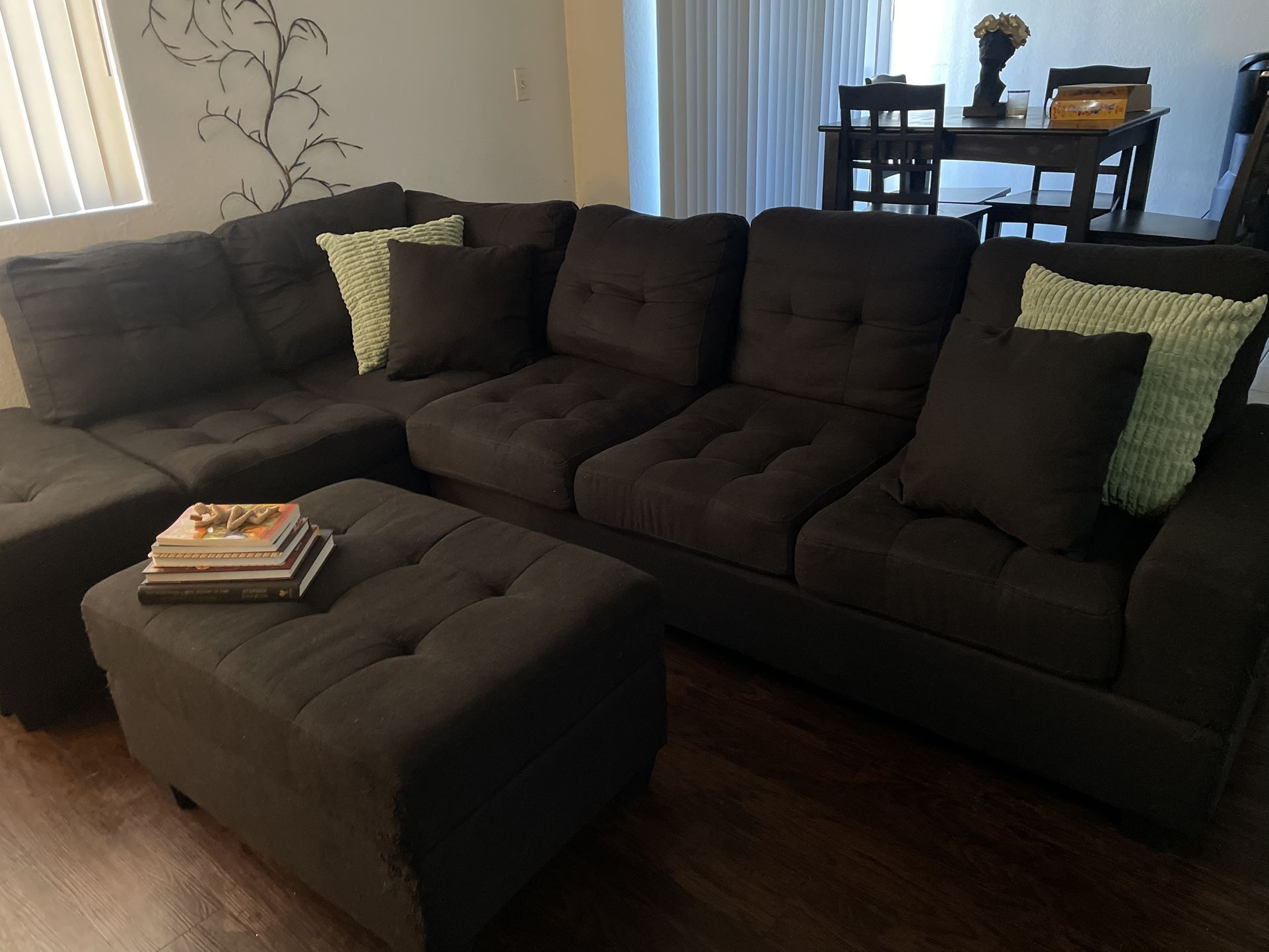 Black L Shaped couch