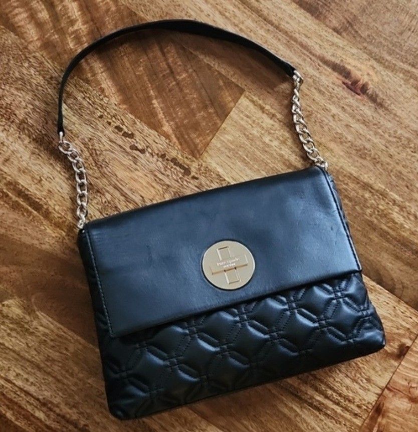Kate Spade Black Leather Shoulder Bag