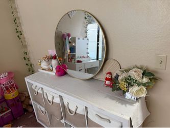 30 inch gold mirror