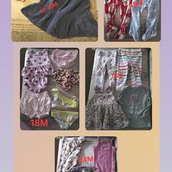 Baby Girl Clothes Nb-18m MOST NEW