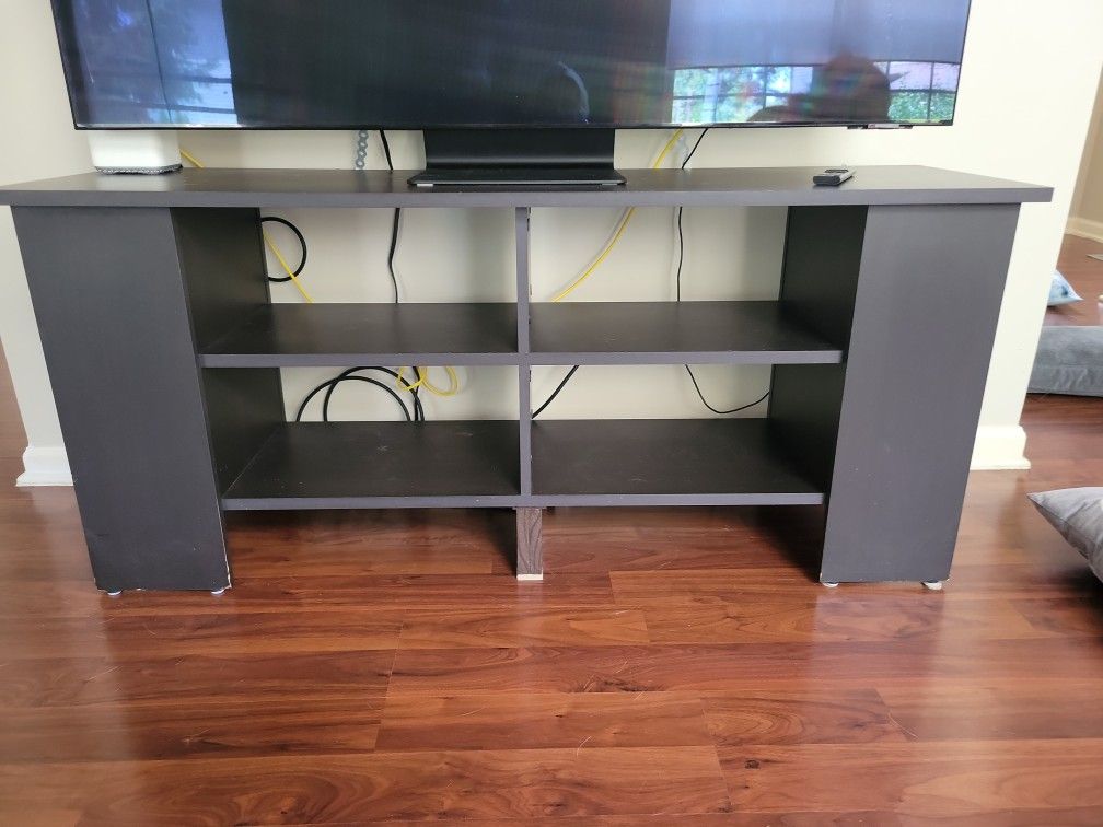 TV STAND 52" X 15.5" X 23" Good Condition Storage Space Living Room Home