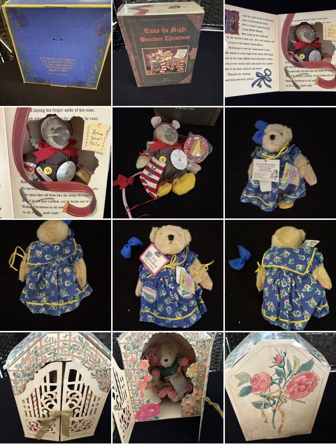 Huge Muffy Bear Lot Of Bears/ Clothing New OS
