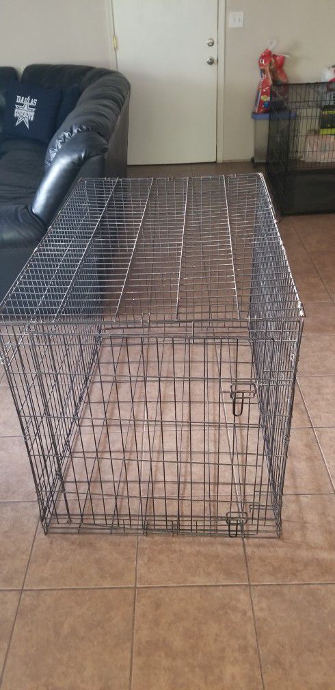 XL Dog Crate, Used- 48L, 30W, 32H