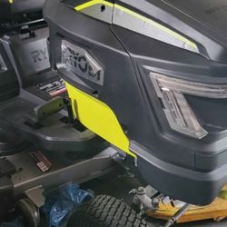 RYOBI 80V HP BRUSHLESS CORDLESS 46"IN RIDING LANW TRACTOR LIKE NEW TOOL ONLY NEW  NO BATTERY OR CHARGER